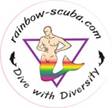Rainbow Scuba logo